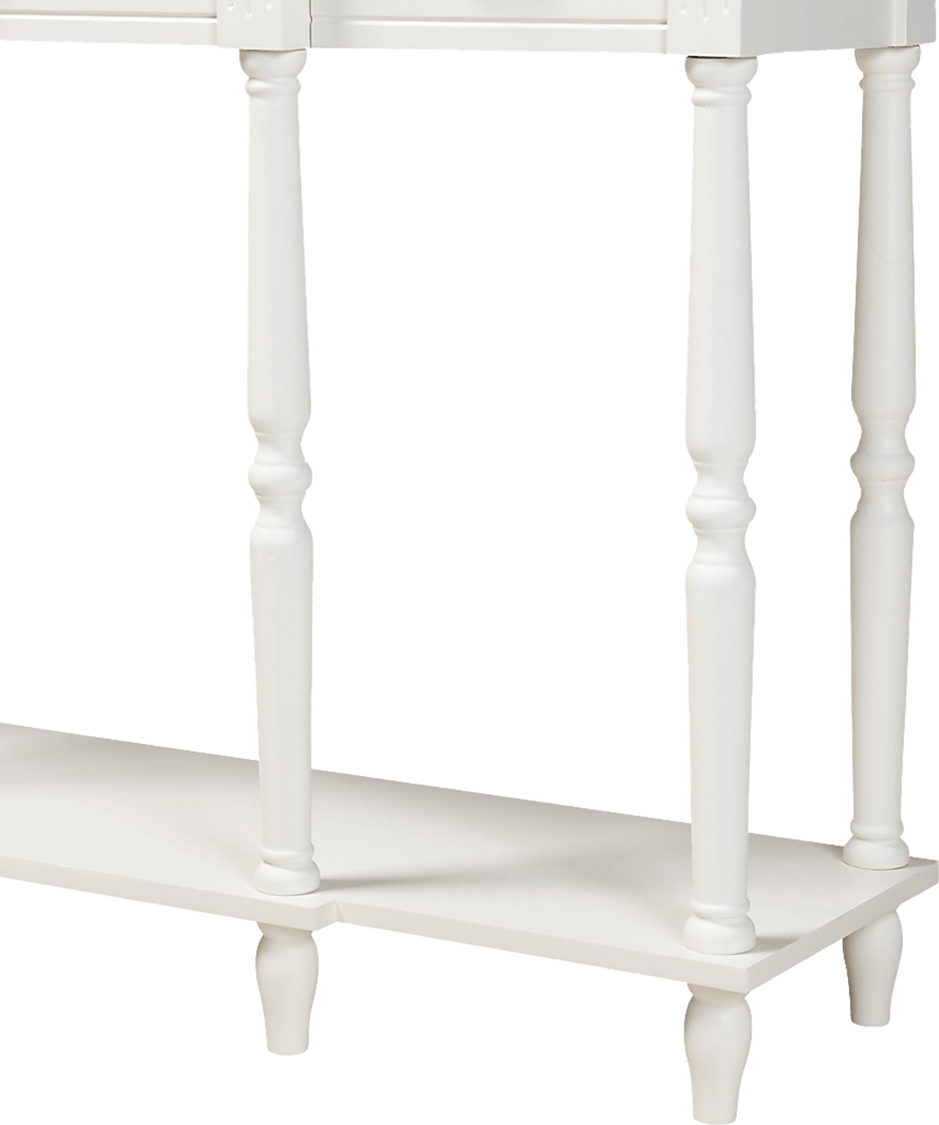 Motlow White Sofa Table - Image 6