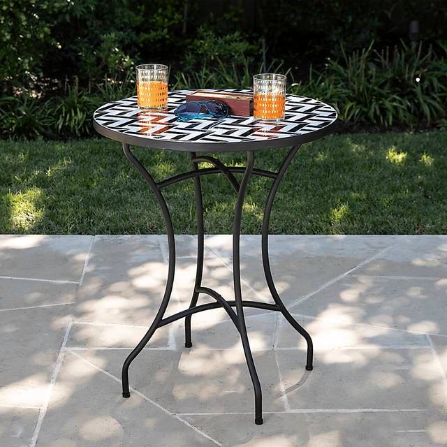 Motsie Black Outdoor End Table - Thumbnail - Image 2