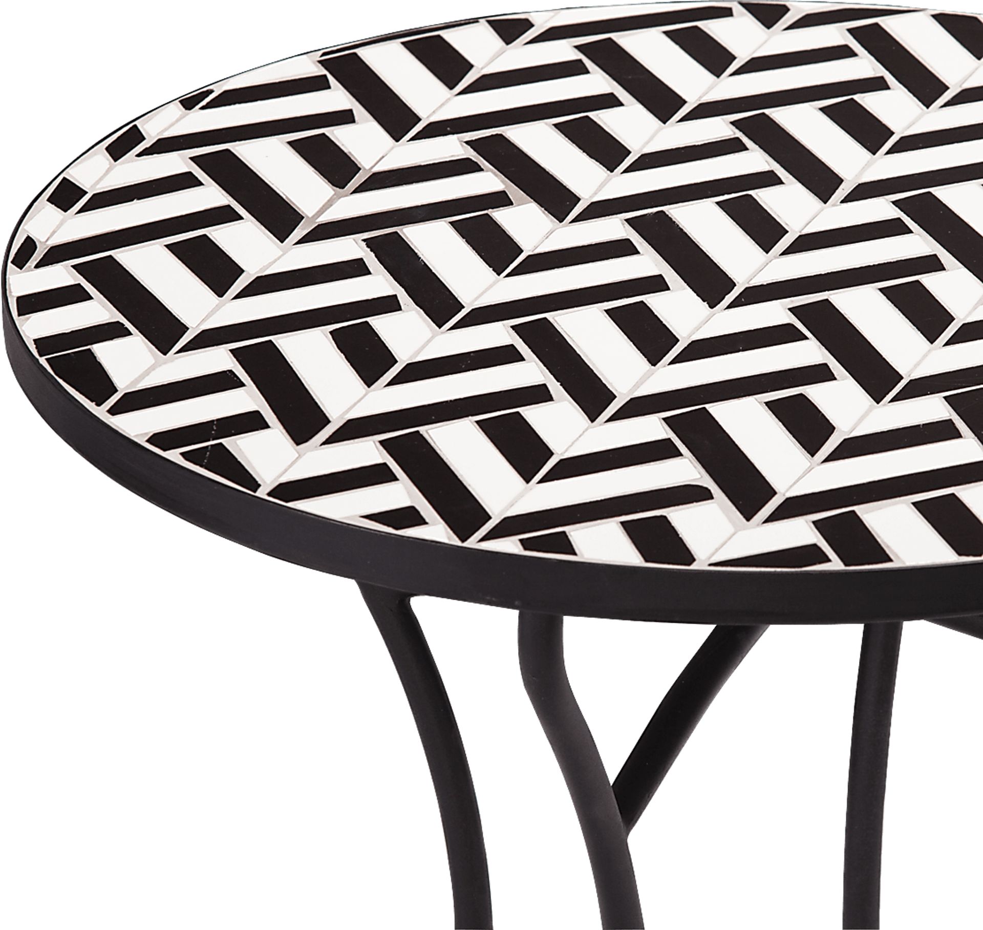 Motsie Black Outdoor End Table - Image 6