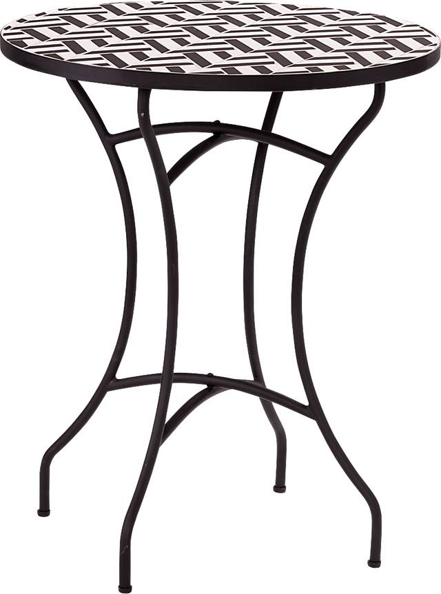 Motsie Black Outdoor End Table - Thumbnail - Image 1