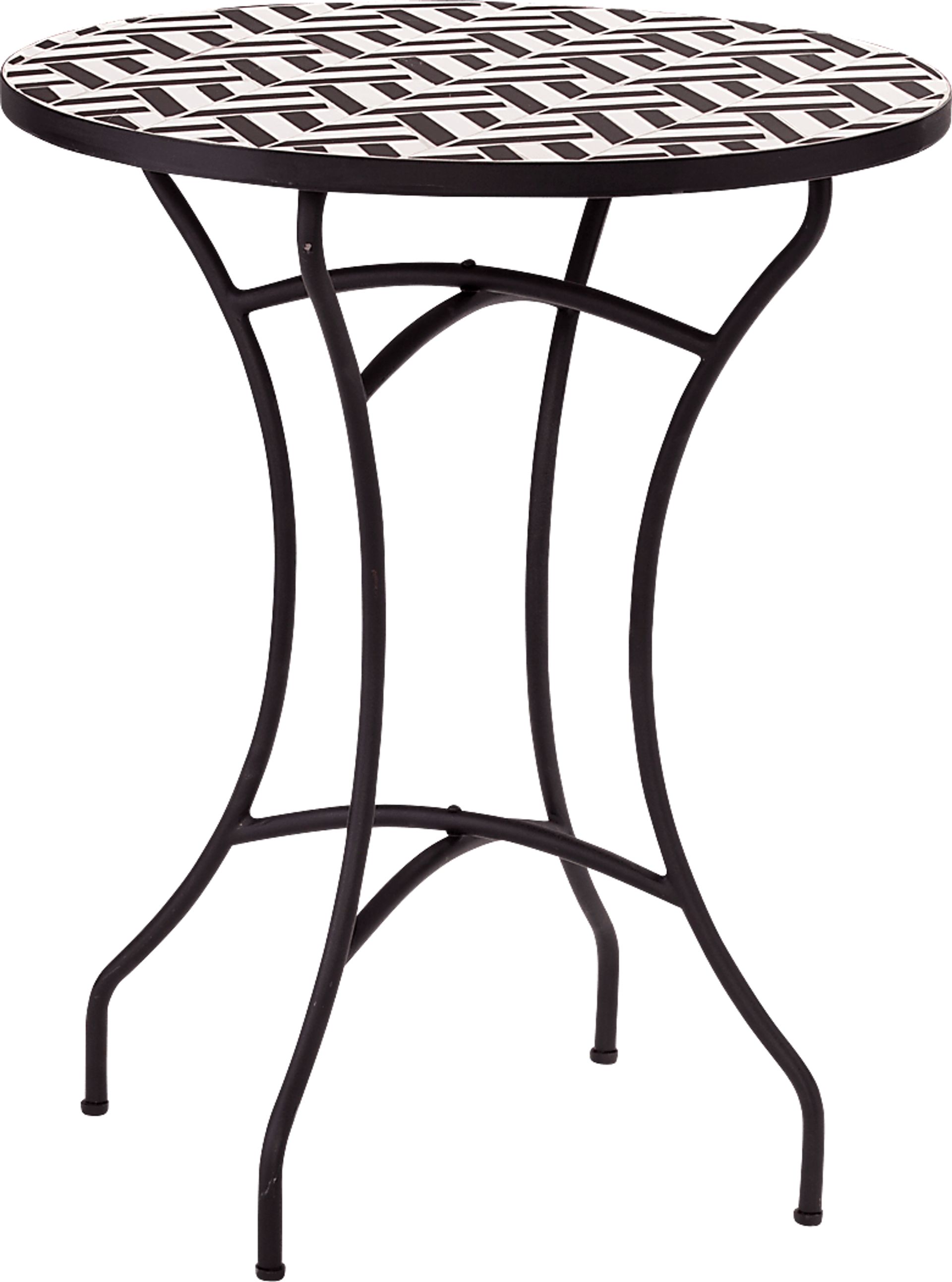 Motsie Black Outdoor End Table - Image 1