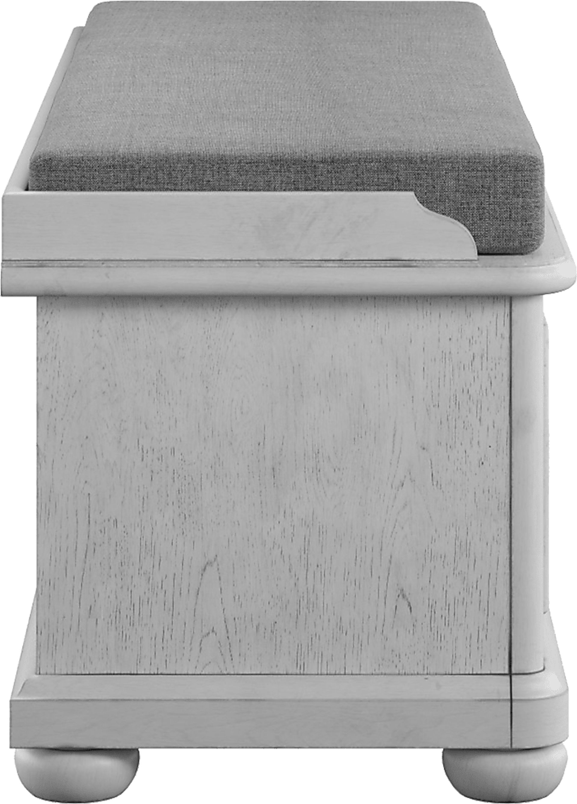 Mouffetard Gray Storage Bench - Image 4