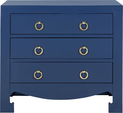 Moultire Blue Accent Cabinet