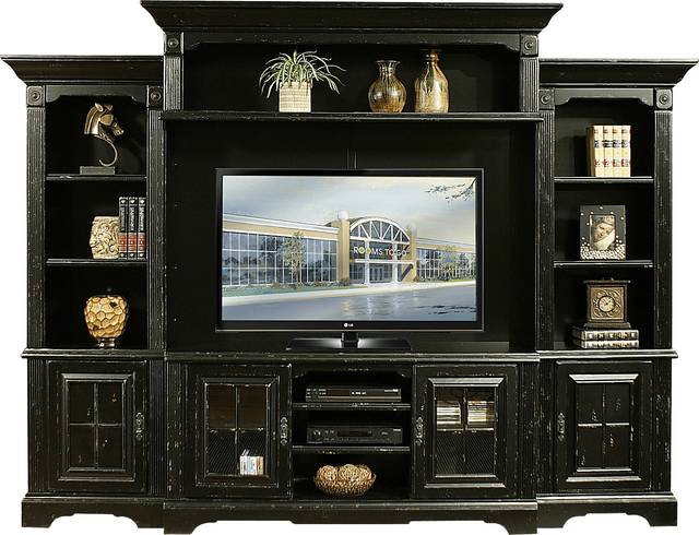 Mountain Bluff Black 5 Pc Wall Unit - Thumbnail - Image 1