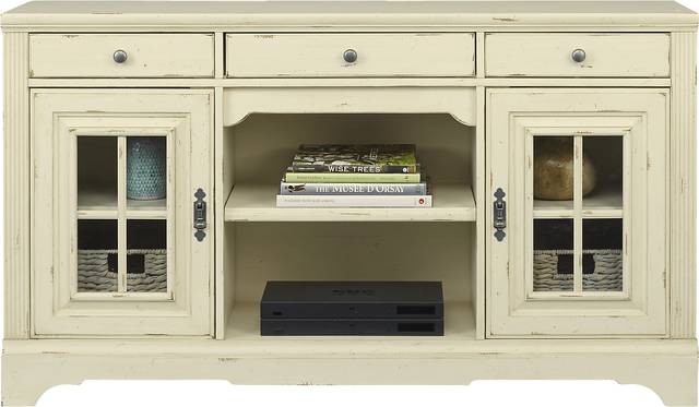 Mountain Bluff II White 64 in. Console - Thumbnail - Image 2