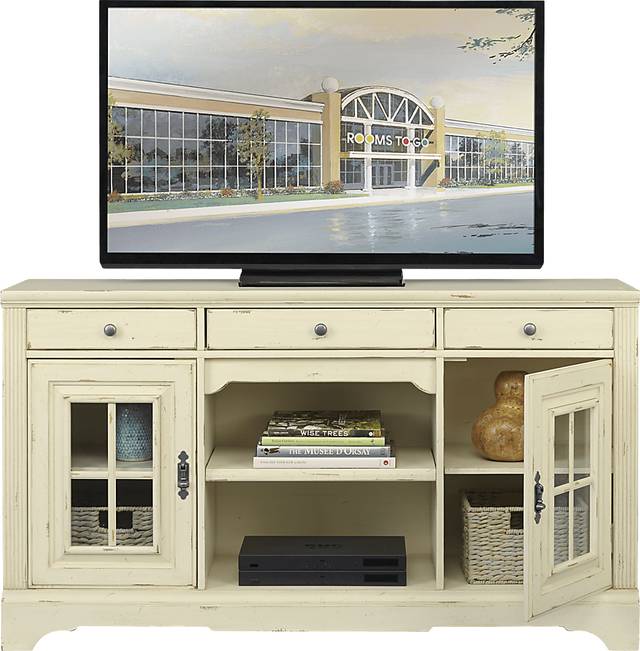 Mountain Bluff II White 64 in. Console - Thumbnail - Image 3