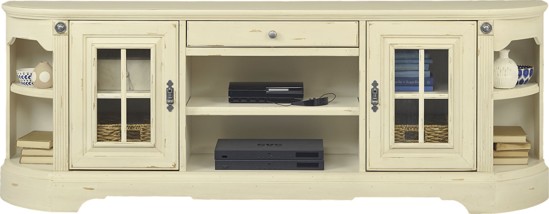Mountain Bluff II White 88 in. Console - Image 2