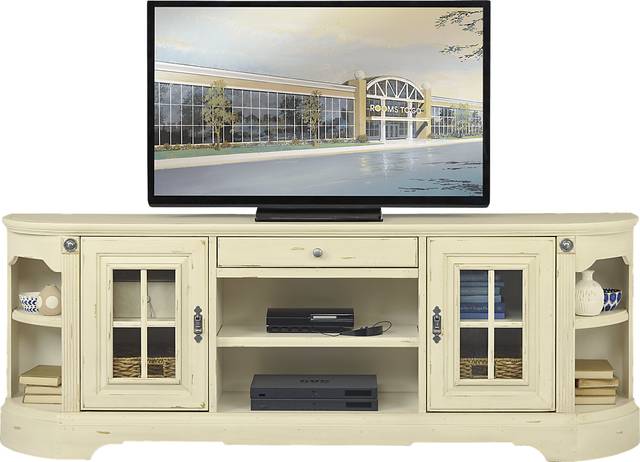 Mountain Bluff II White 88 in. Console - Thumbnail - Image 1