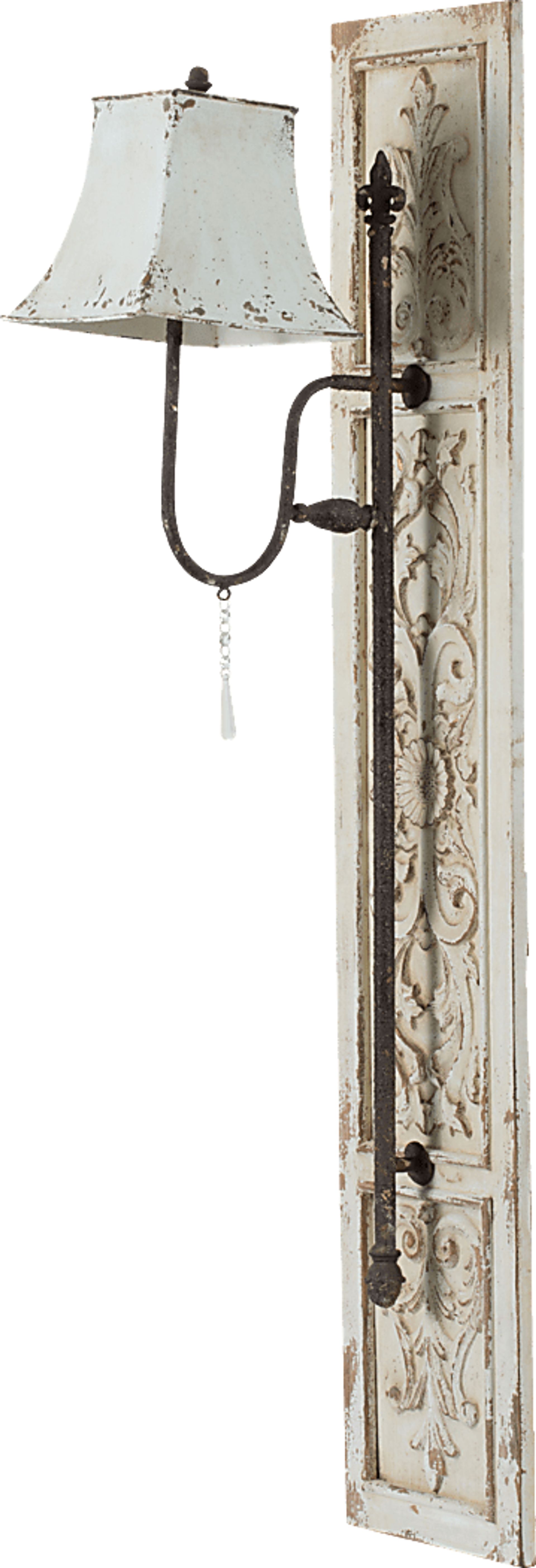 Mountian Oak Court Cream Sconce - Image 1