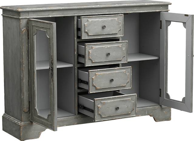 Mountmullion Gray Accent Cabinet - Thumbnail - Image 4