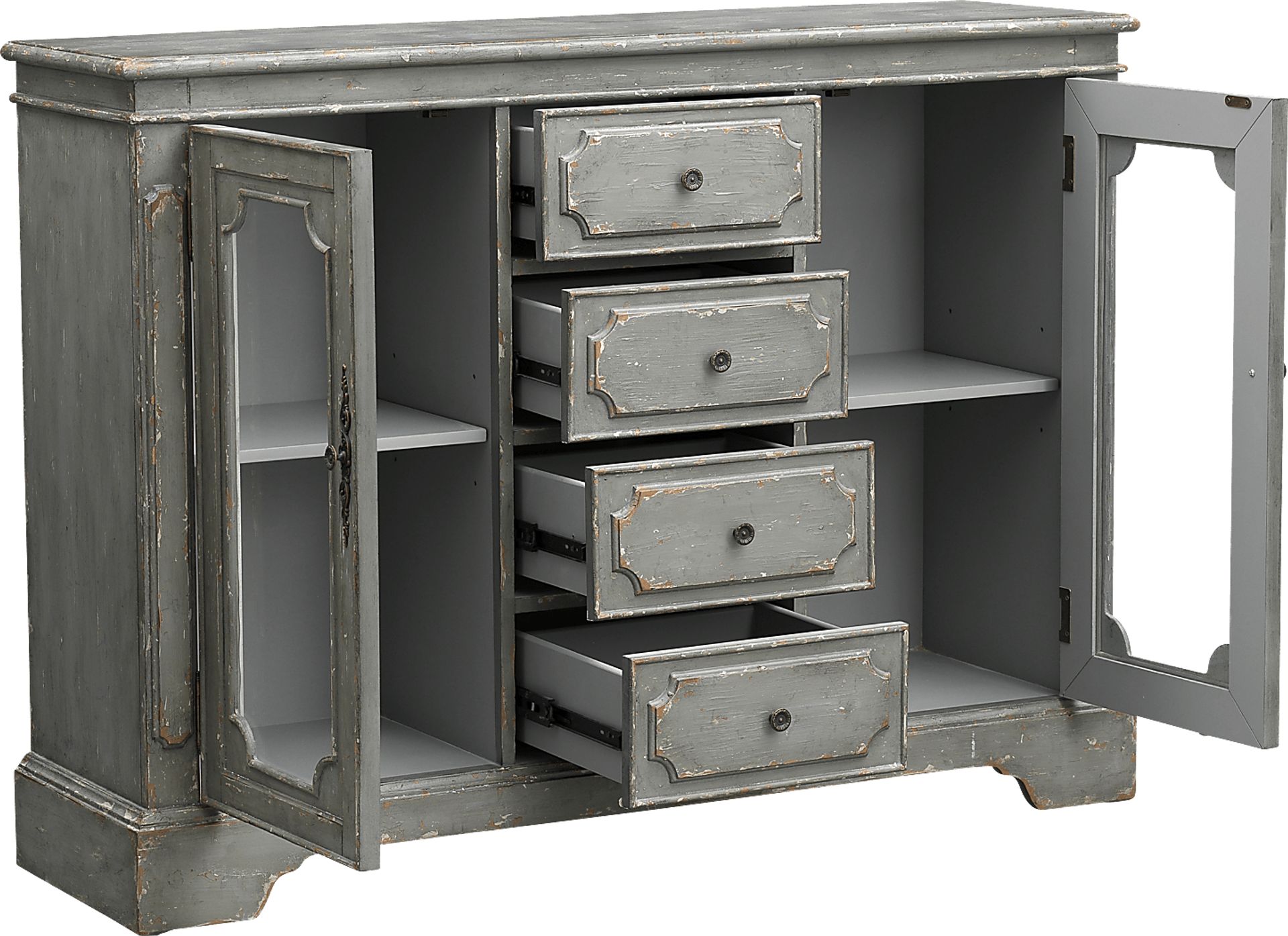 Mountmullion Gray Accent Cabinet - Image 4