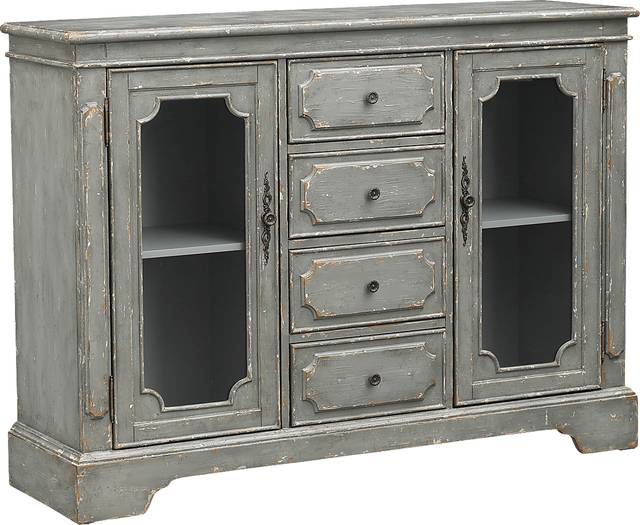 Mountmullion Gray Accent Cabinet - Thumbnail - Image 1
