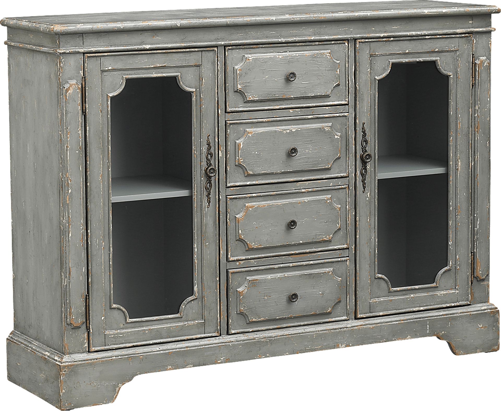 Mountmullion Gray Accent Cabinet - Image 1