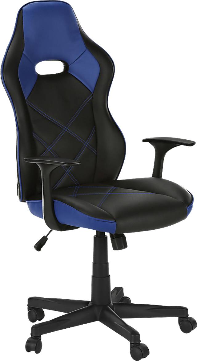 Mourovia Blue Gaming Chair - Thumbnail - Image 1
