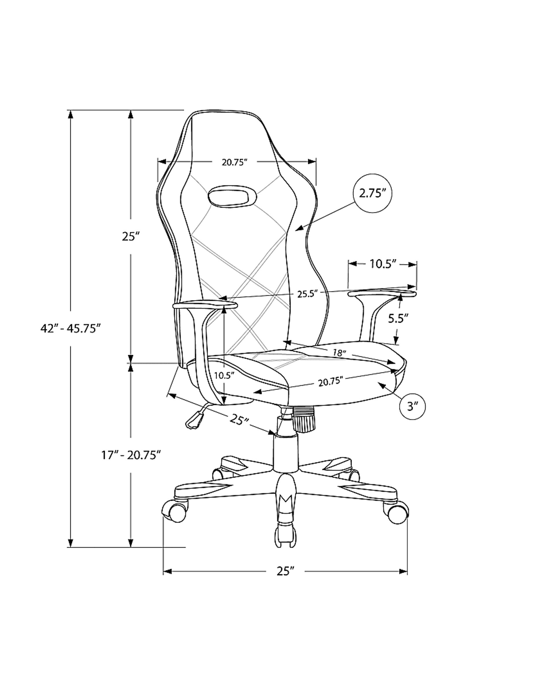 Mourovia Red Gaming Chair - Image 12
