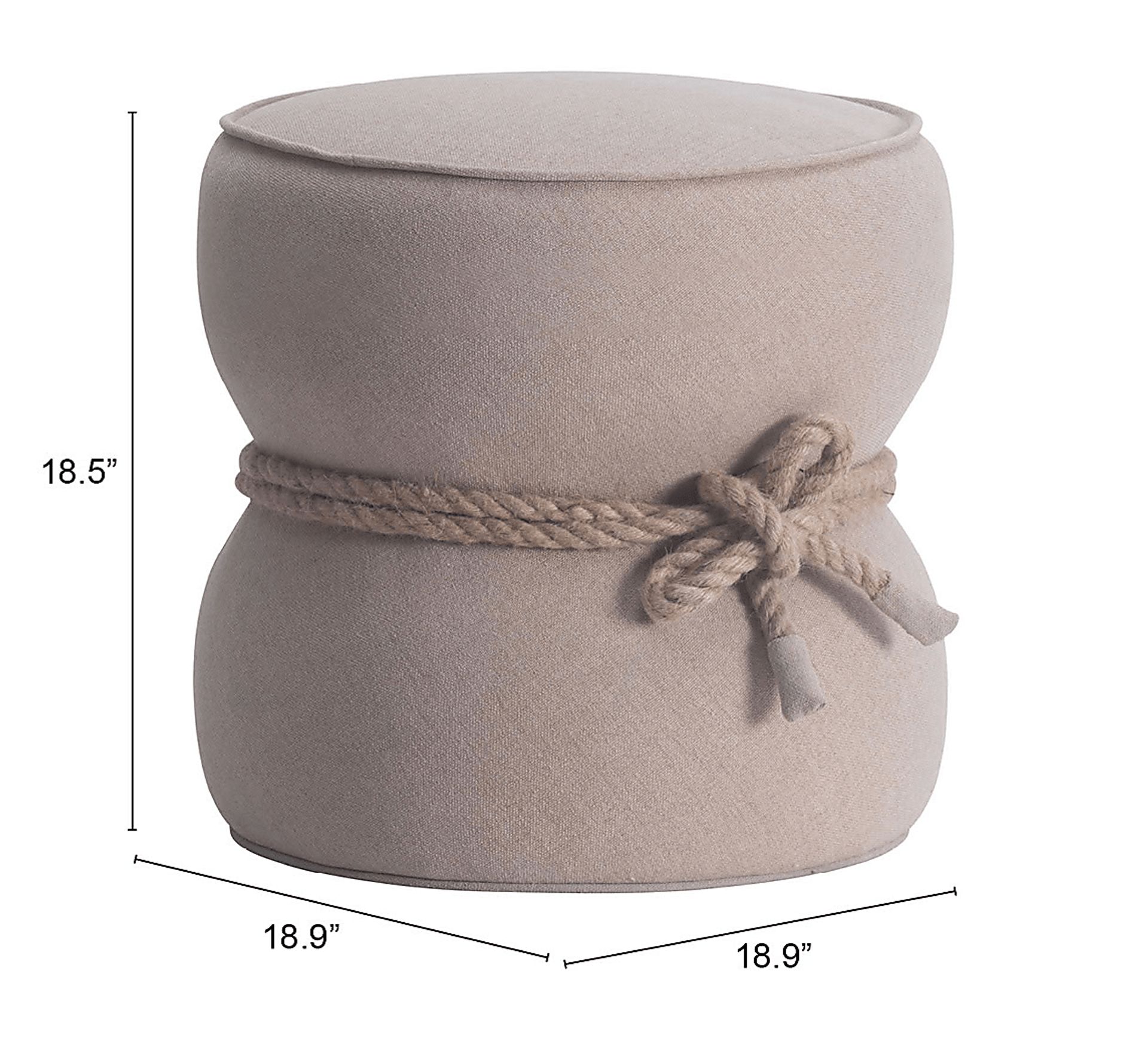 Moussey Sand Ottoman - Image 3