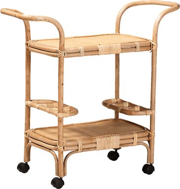 Mowrer Brown Bar Cart