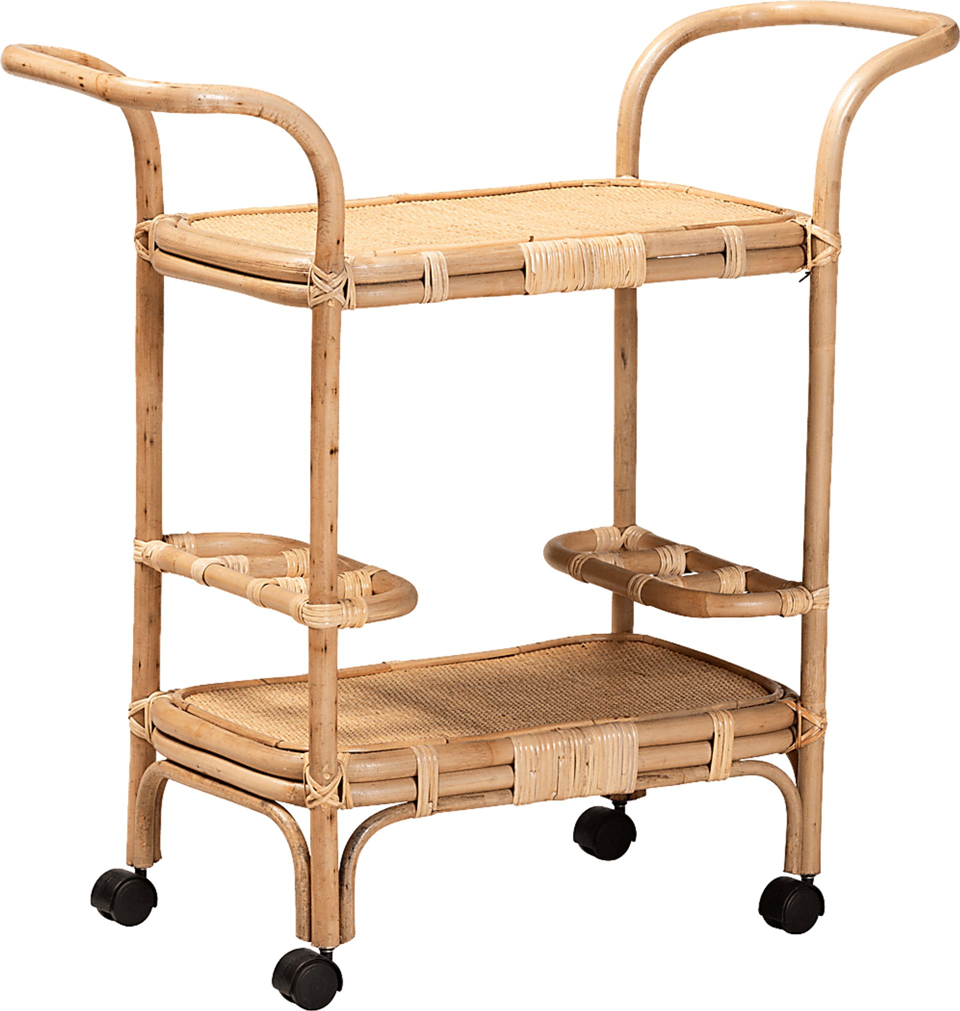 Mowrer Brown Bar Cart - Image 1