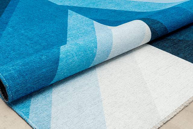Moyamo Blue 7'10 x 10' Rug - Thumbnail - Image 5
