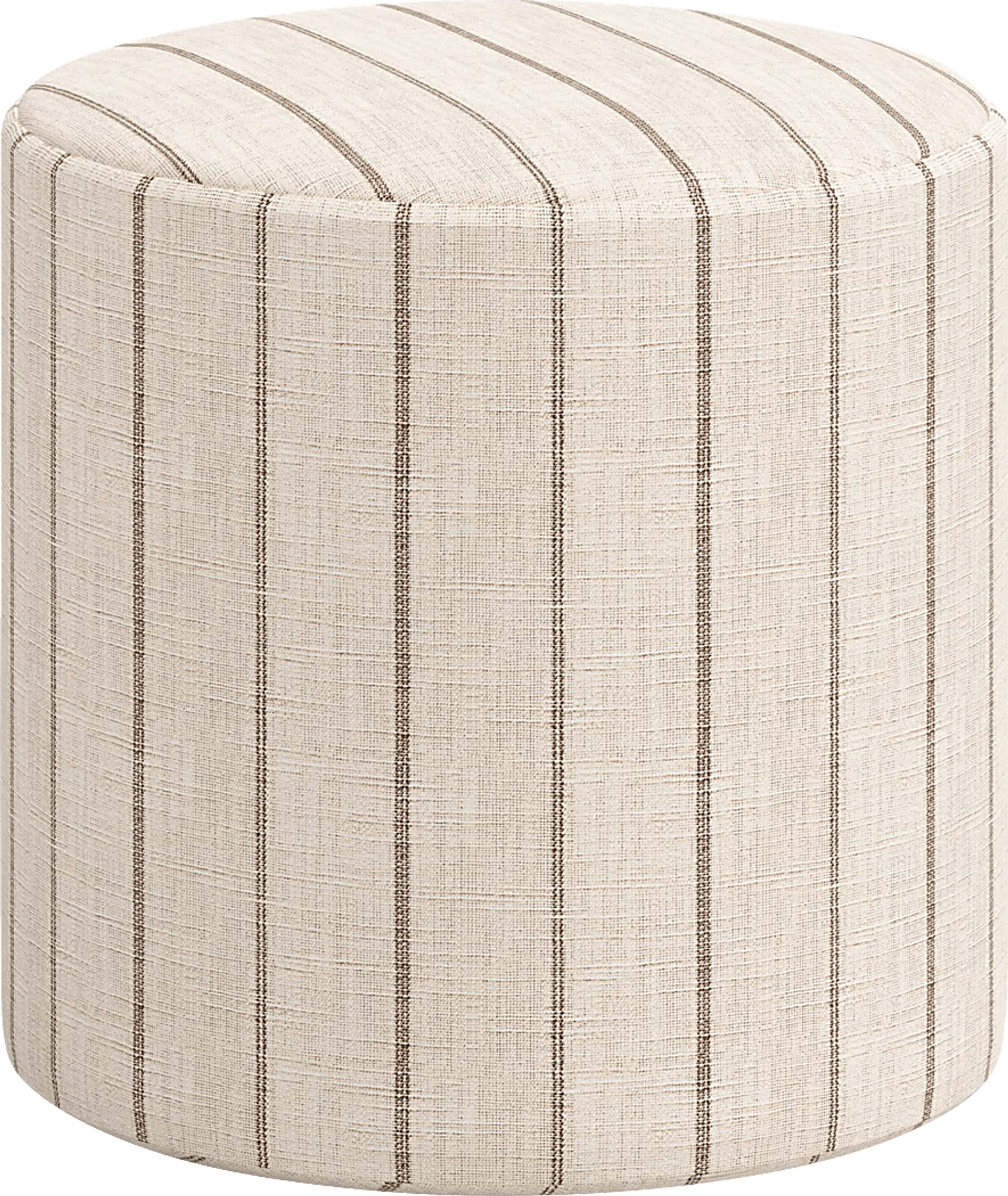 Moyle Beige Ottoman - Image 1