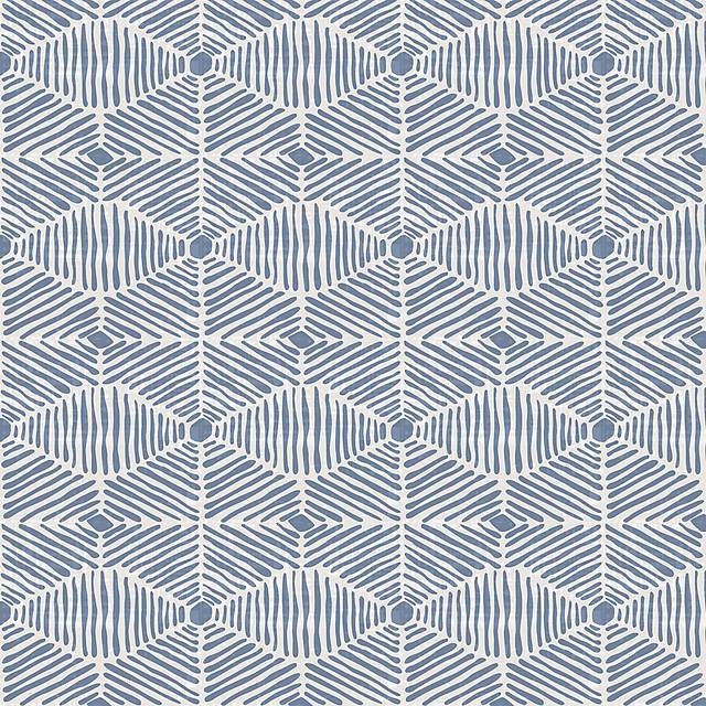 Moyle Blue Ottoman - Thumbnail - Image 2
