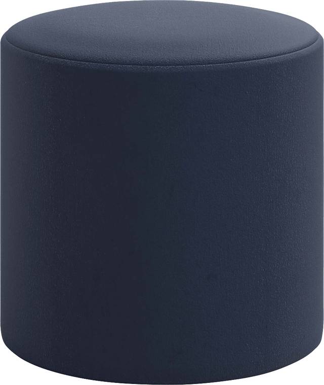Moyle Dark Blue Ottoman - Thumbnail - Image 3