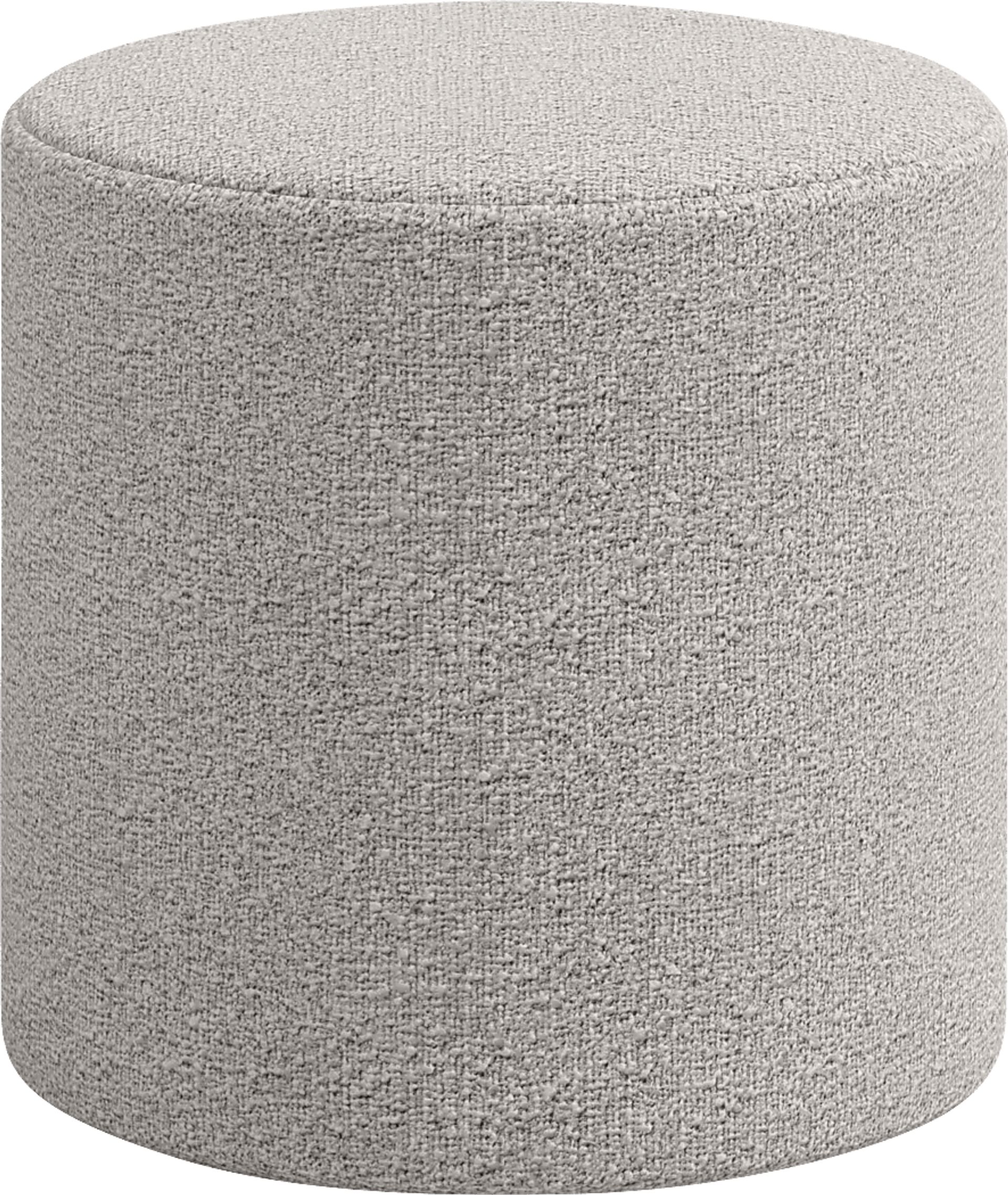 Moyle Gray Ottoman - Image 3