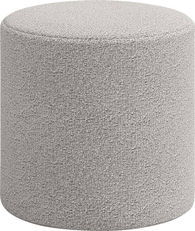 Moyle Gray Ottoman - Thumbnail - Image 1
