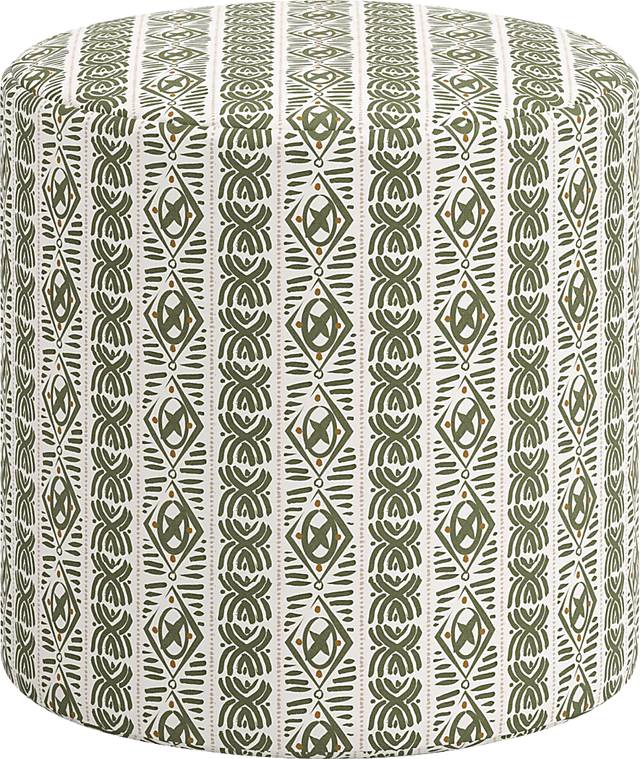 Moyle Green Ottoman - Thumbnail - Image 3