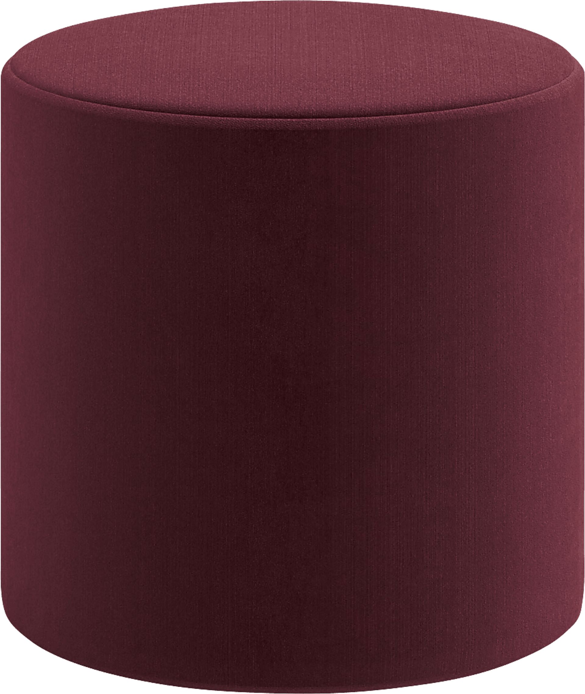 Moyle Red Ottoman - Image 4