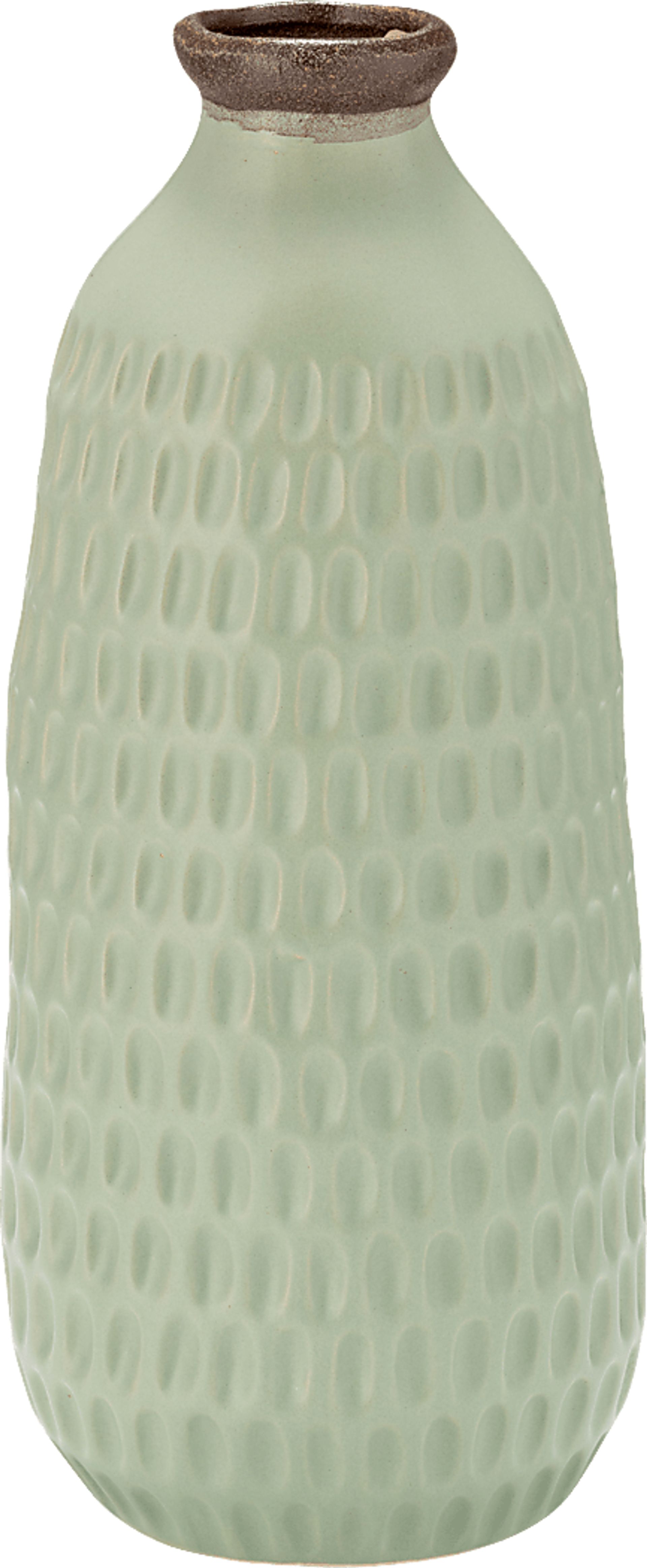 Moyne Green 12 in. Vase - Image 1