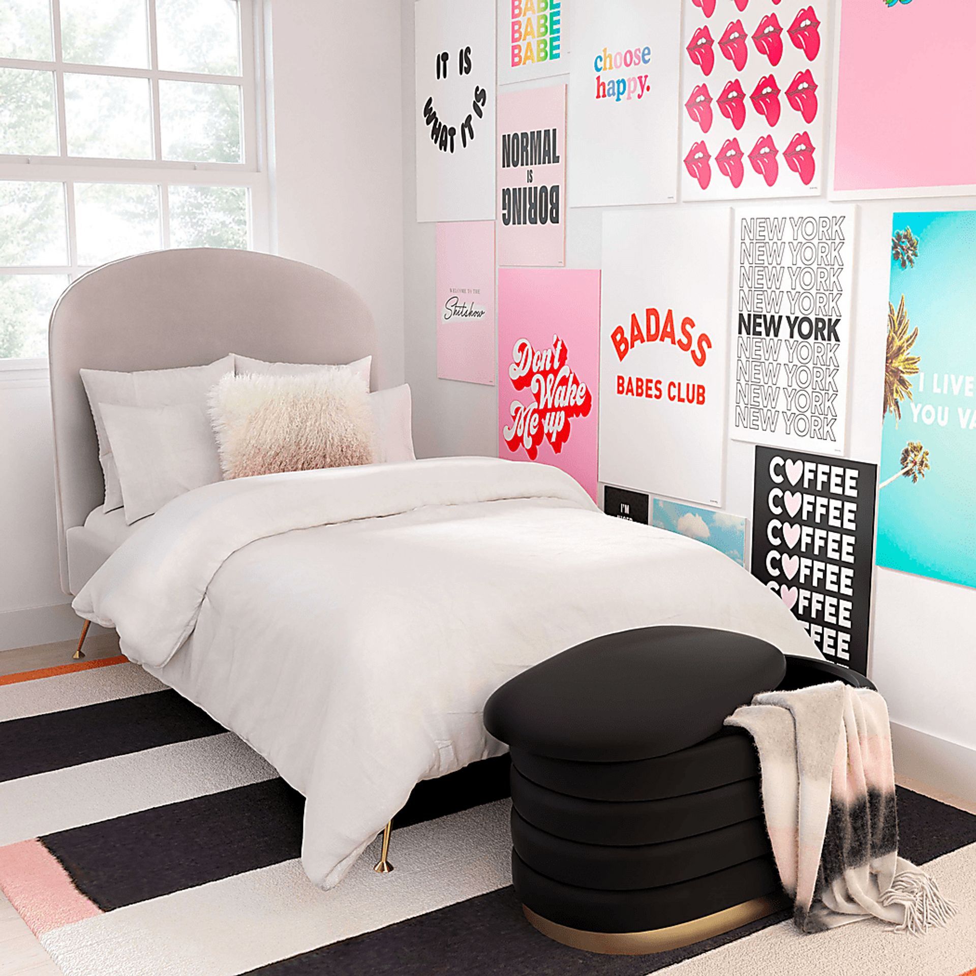 Moyra Black Storage Bench - Image 8