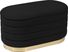 Moyra Black Storage Bench