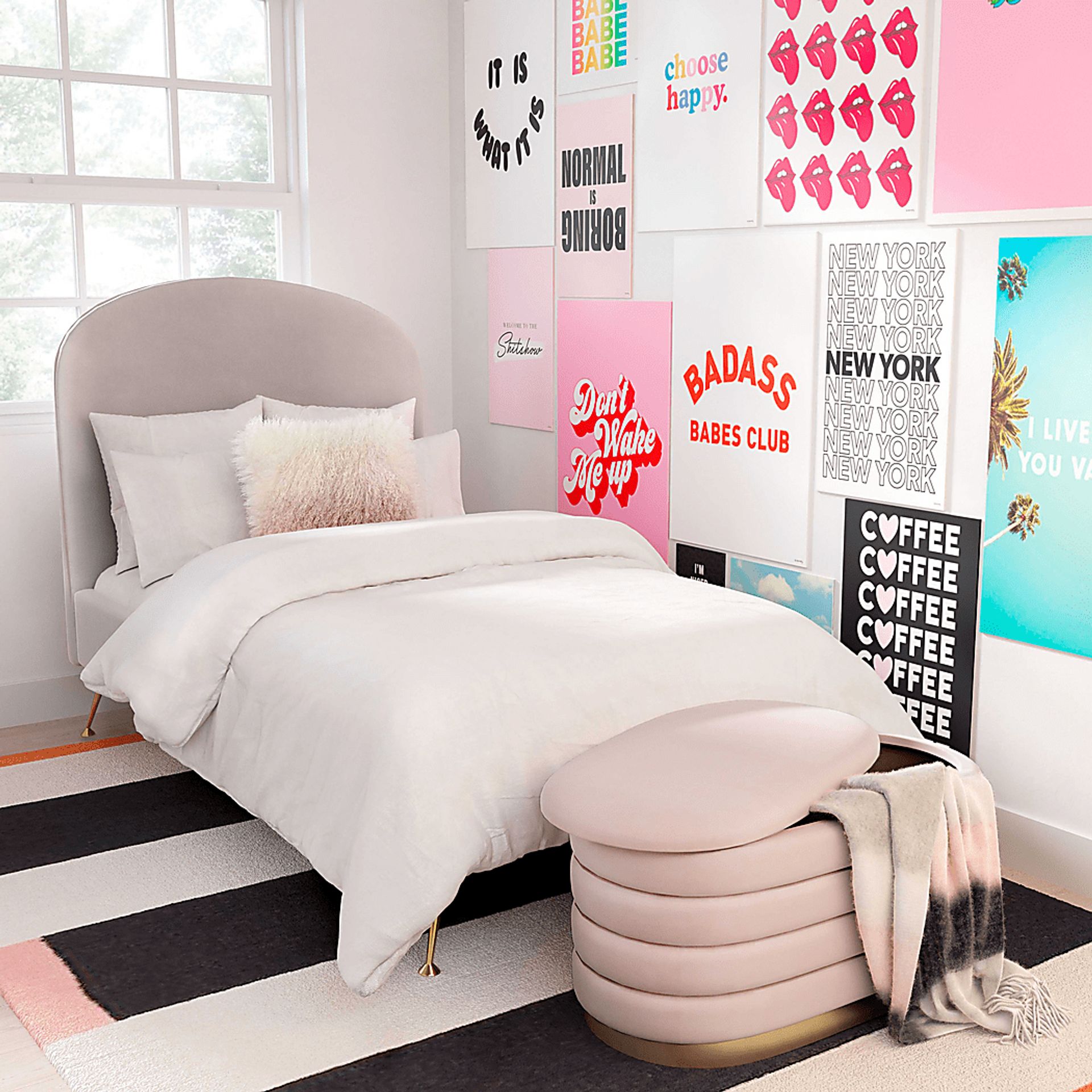 Moyra Blush Storage Bench - Image 8