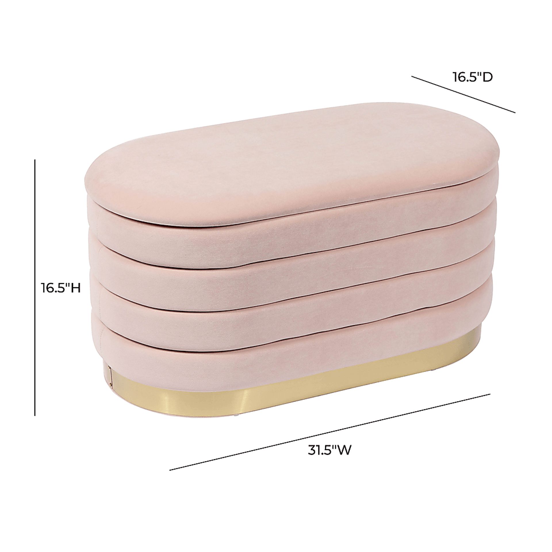 Moyra Blush Storage Bench - Image 9