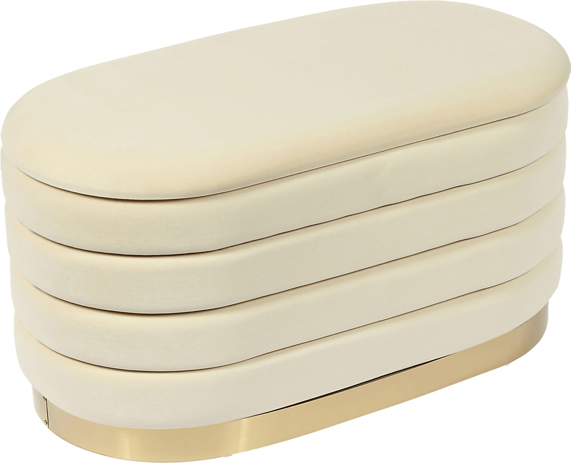 Moyra Cream Storage Bench - Image 1