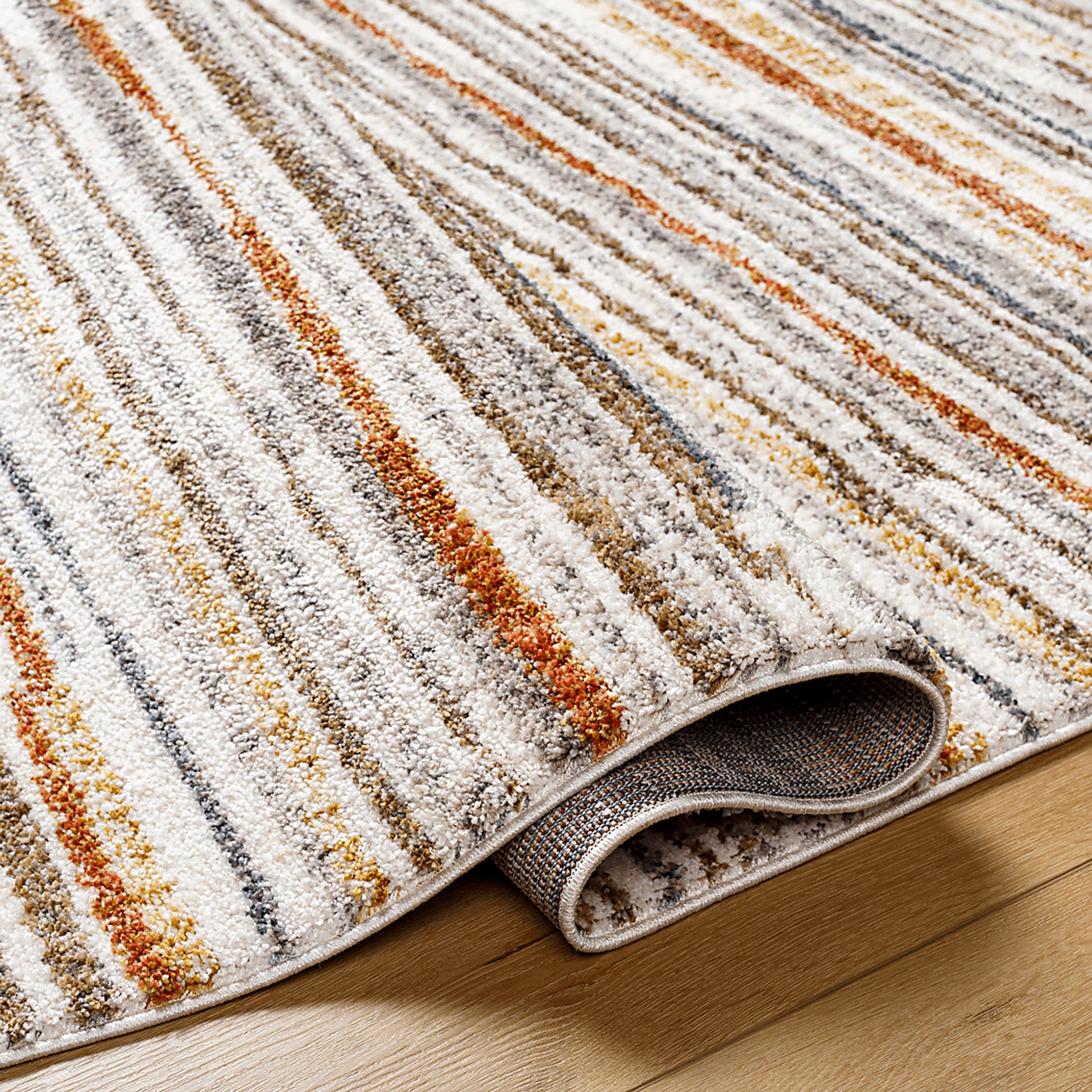 Moza Cream 5'3 x 7' Area Rug - Image 4