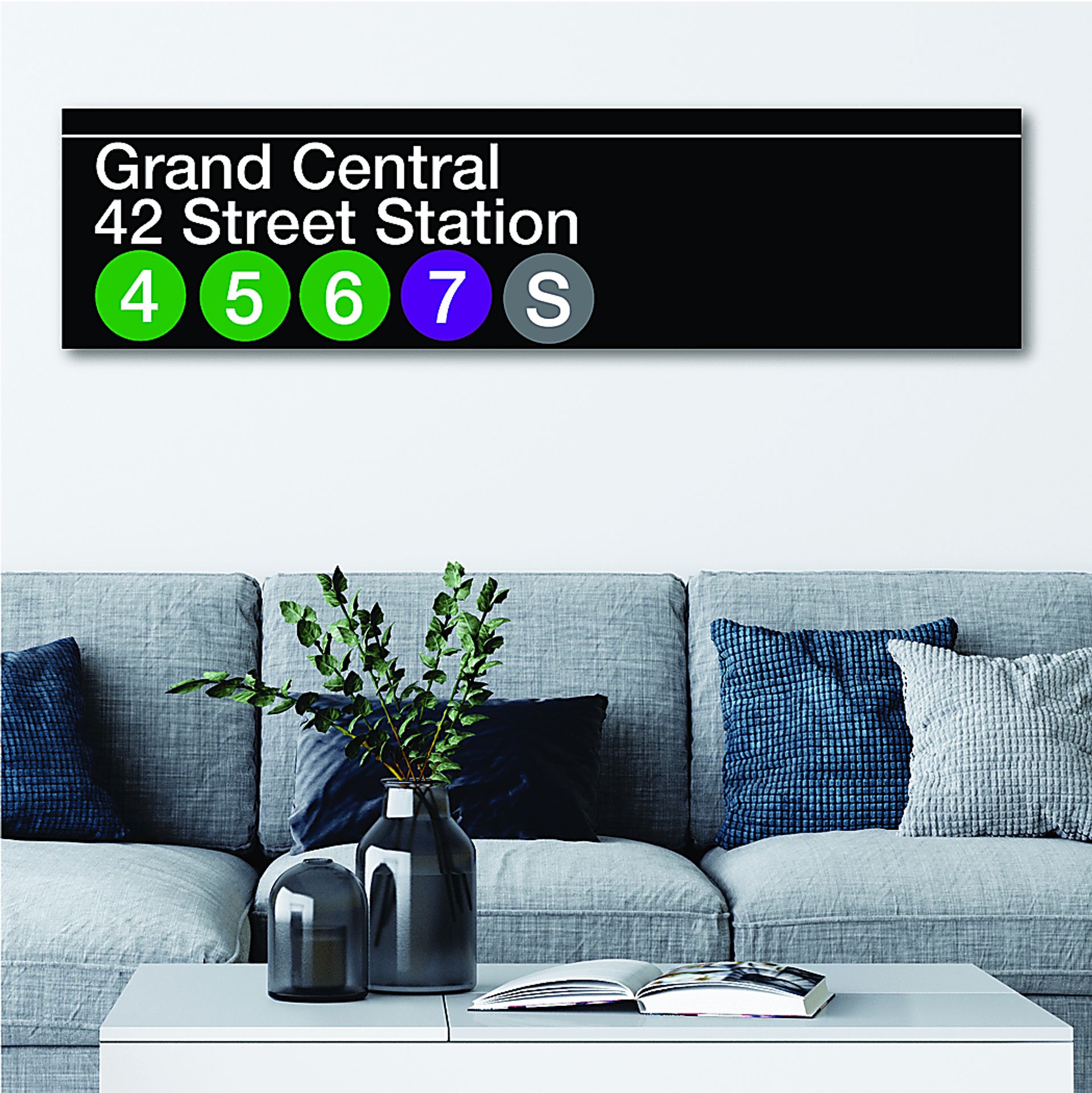 MTA Grand Central Black Artwork - Image 2