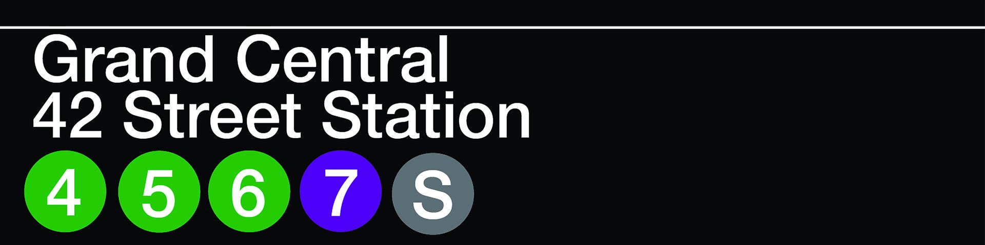 MTA Grand Central Black Artwork - Image 1