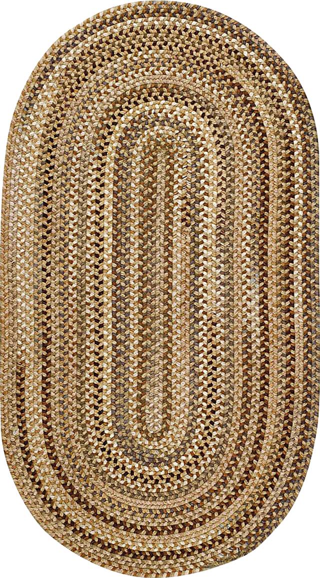 Mugadi Beige 3' x 5' Oval Rug - Thumbnail - Image 1