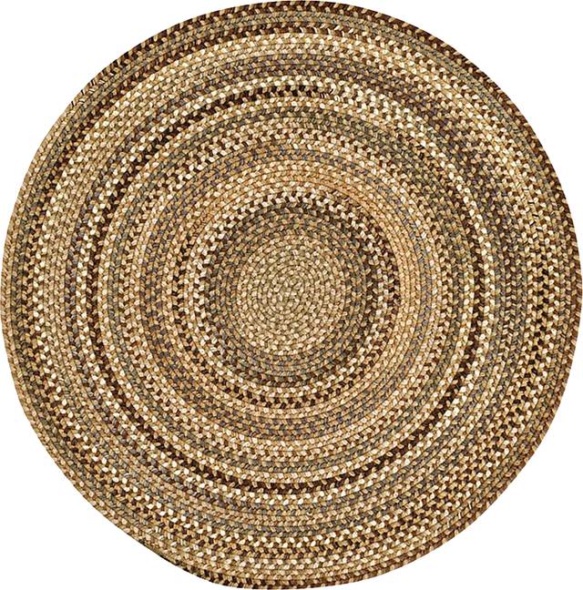 Mugadi Beige 7'6 Round Rug - Thumbnail - Image 1