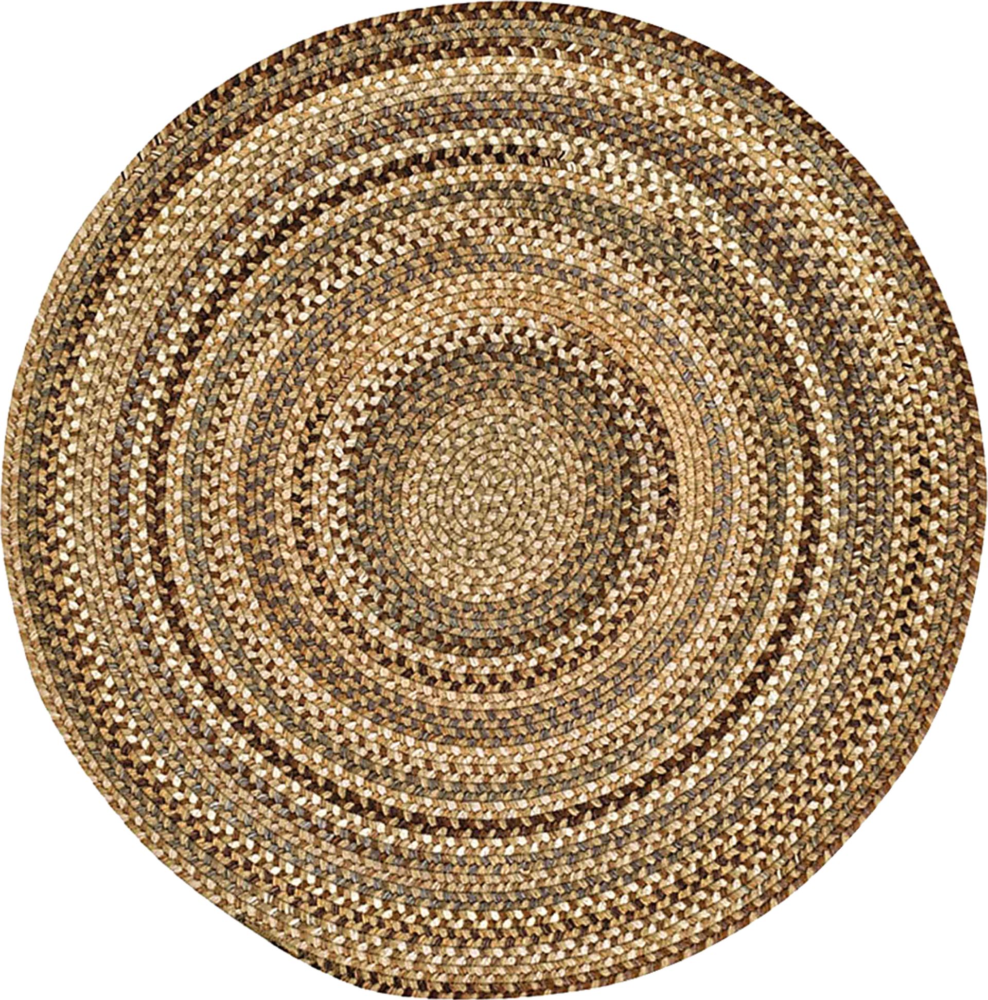 Mugadi Beige 7'6 Round Rug - Image 1