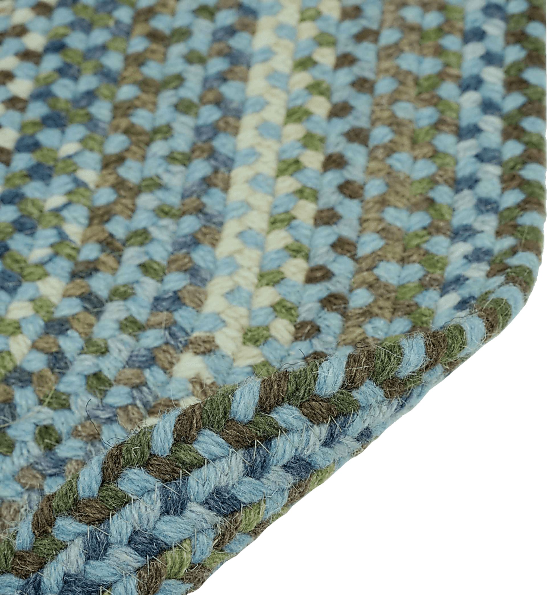 Mugadi Blue 3' x 5' Oval Rug - Image 2