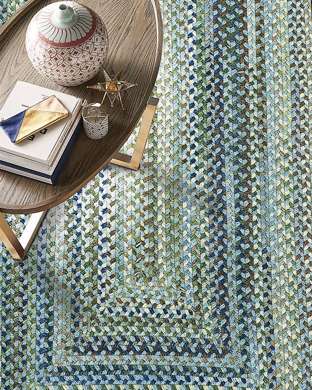 Mugadi Blue 5' x 8' Rug - Thumbnail - Image 2