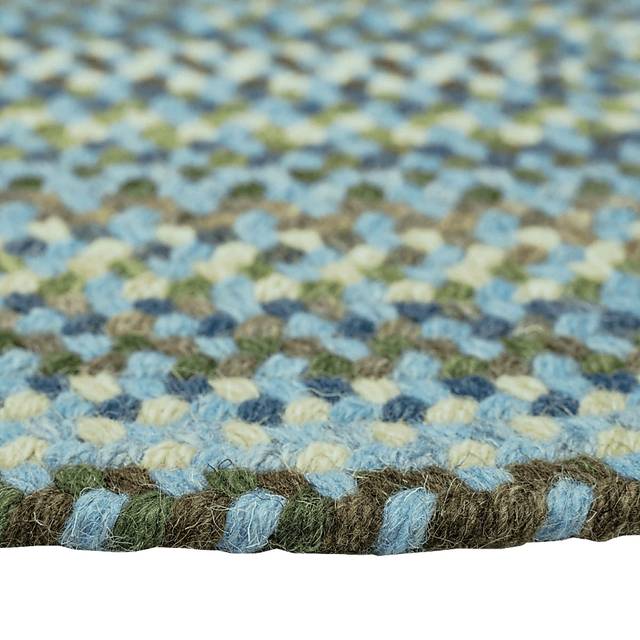 Mugadi Blue 8' x 11' Oval Rug - Thumbnail - Image 3