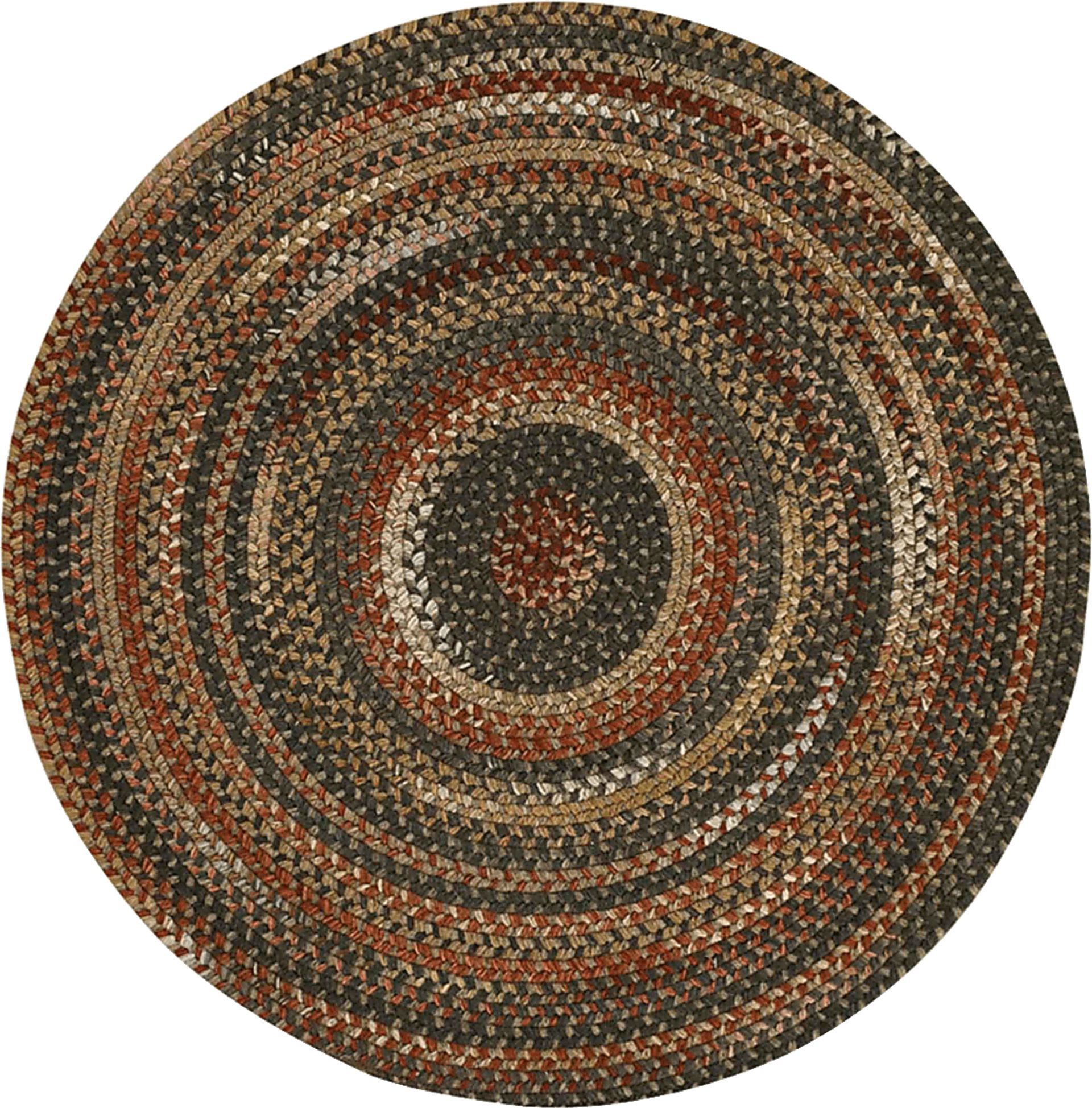 Mugadi Brown/Multi 7'6 Round Rug - Image 1