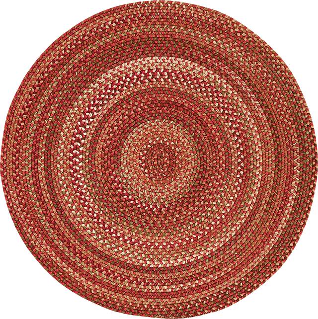 Mugadi Red 5'6 Round Rug - Thumbnail - Image 1