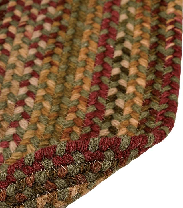 Mugadi Sage/Red 3' x 5' Oval Rug - Thumbnail - Image 3