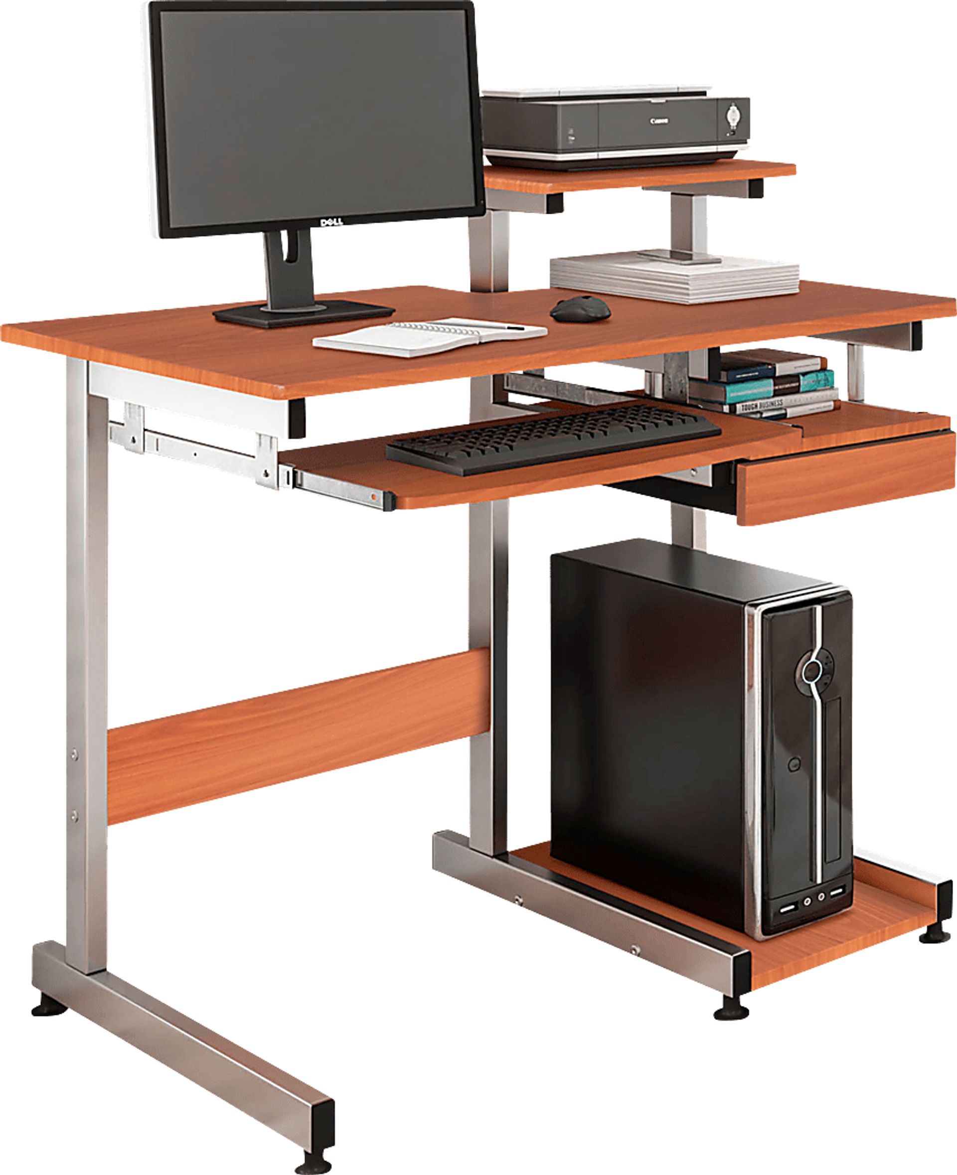 Muhiro Brown Desk - Image 3