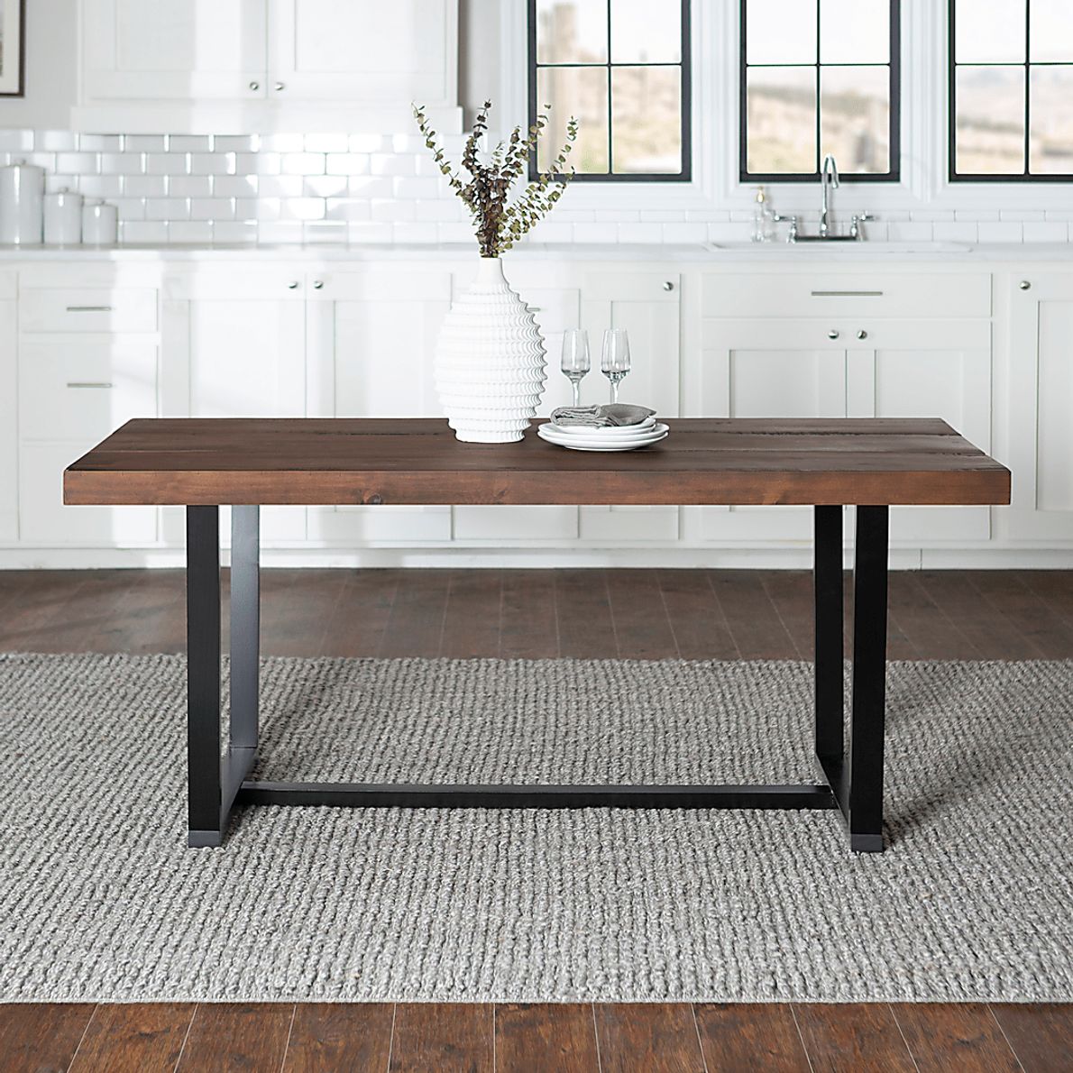 Muirwood Dark Brown Dining Table Rooms To Go